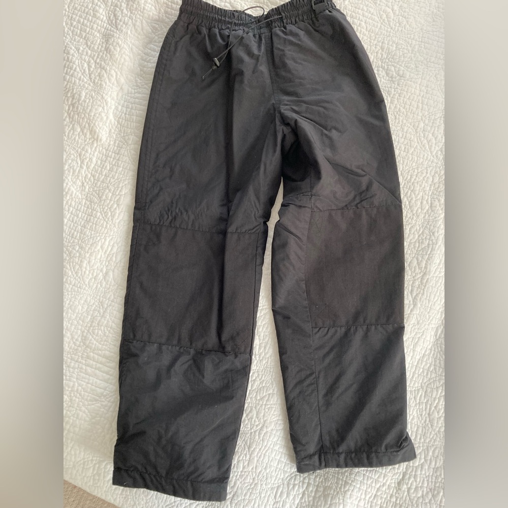Black Snow Pants, youth medium